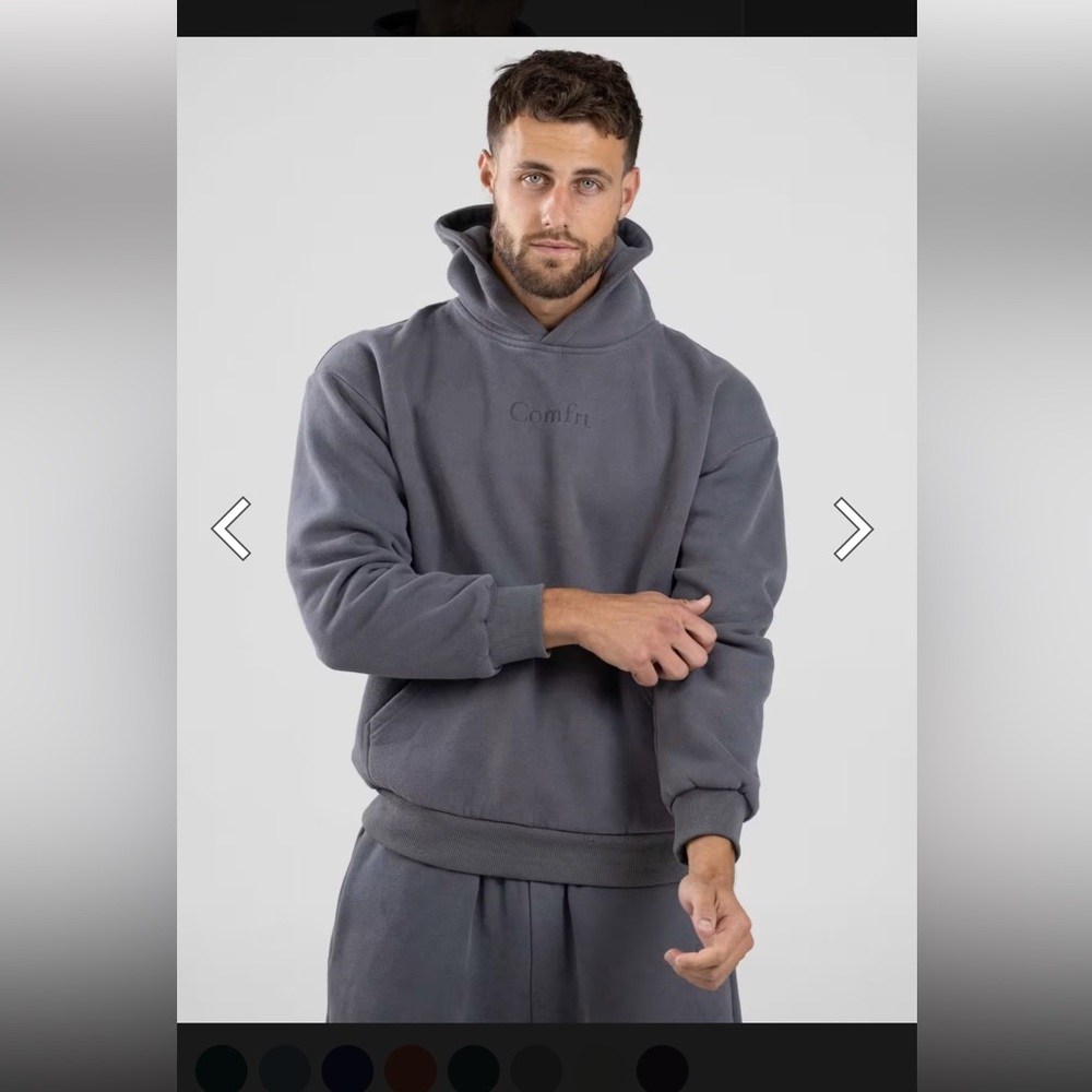 Comfrt signature hoodie steel Grey